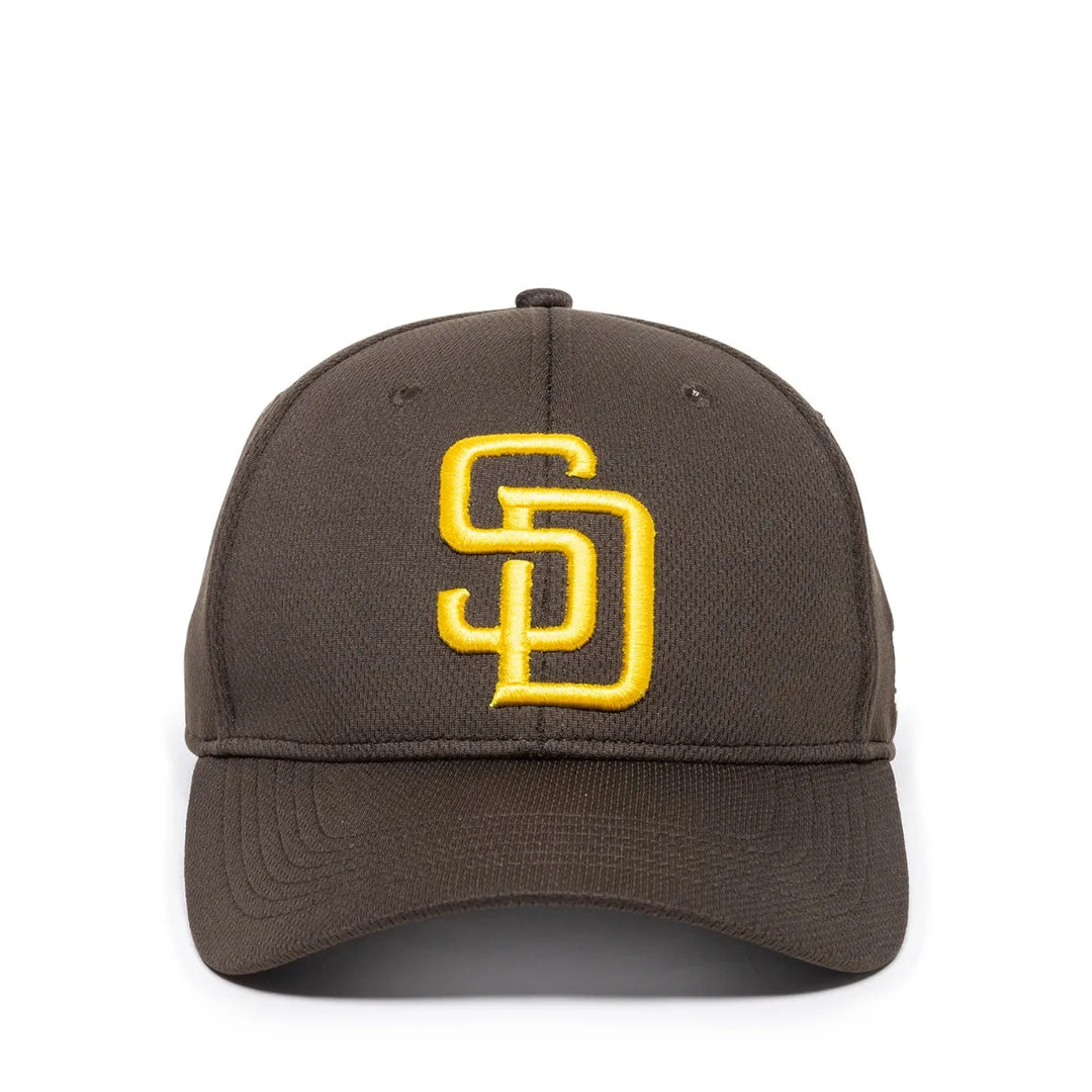 Outdoor Cap San Diego Padres™ MLB® Replica Structured Solid Panel Hat MLB-350 Fan Gear MLB San Diego Padres