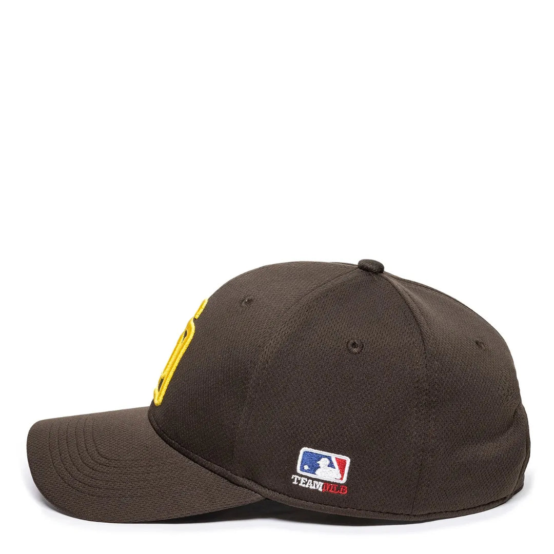 Outdoor Cap San Diego Padres™ MLB® Replica Structured Solid Panel Hat MLB-350 Fan Gear MLB San Diego Padres