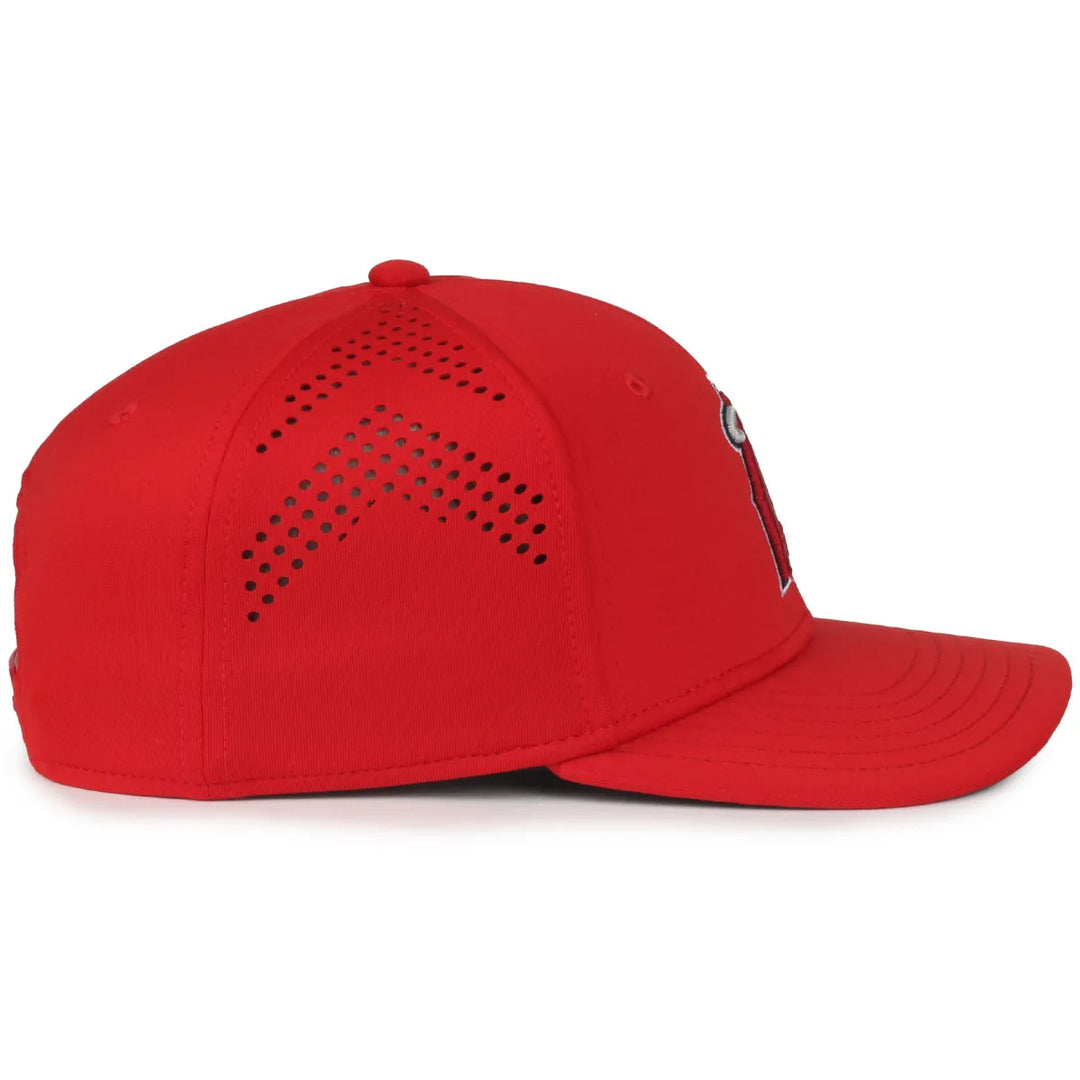 Outdoor Cap Los Angeles Angels™ Official MLB® Replica Structured Solid Panel Hat MLB-650 Fan Gear MLB Los Angeles Angels