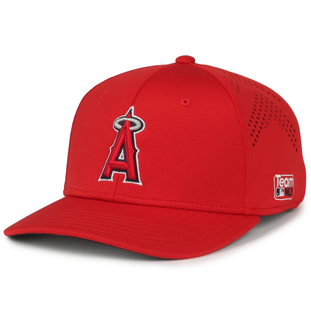 Outdoor Cap Los Angeles Angels™ Official MLB® Replica Structured Solid Panel Hat MLB-650 Fan Gear MLB Los Angeles Angels