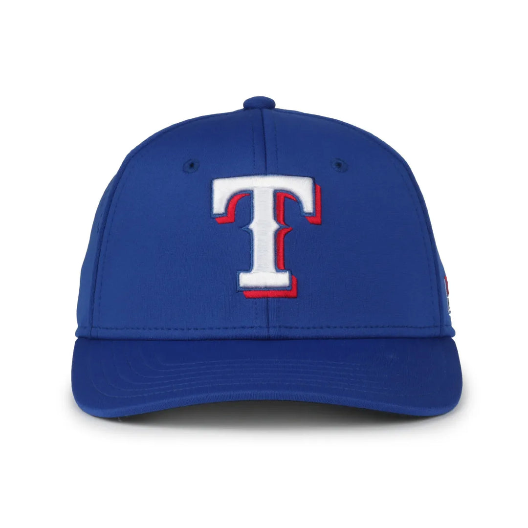 Outdoor Cap Texas Rangers™ Official MLB® Replica Structured Solid Panel Hat MLB-650 Fan Gear MLB Texas Rangers