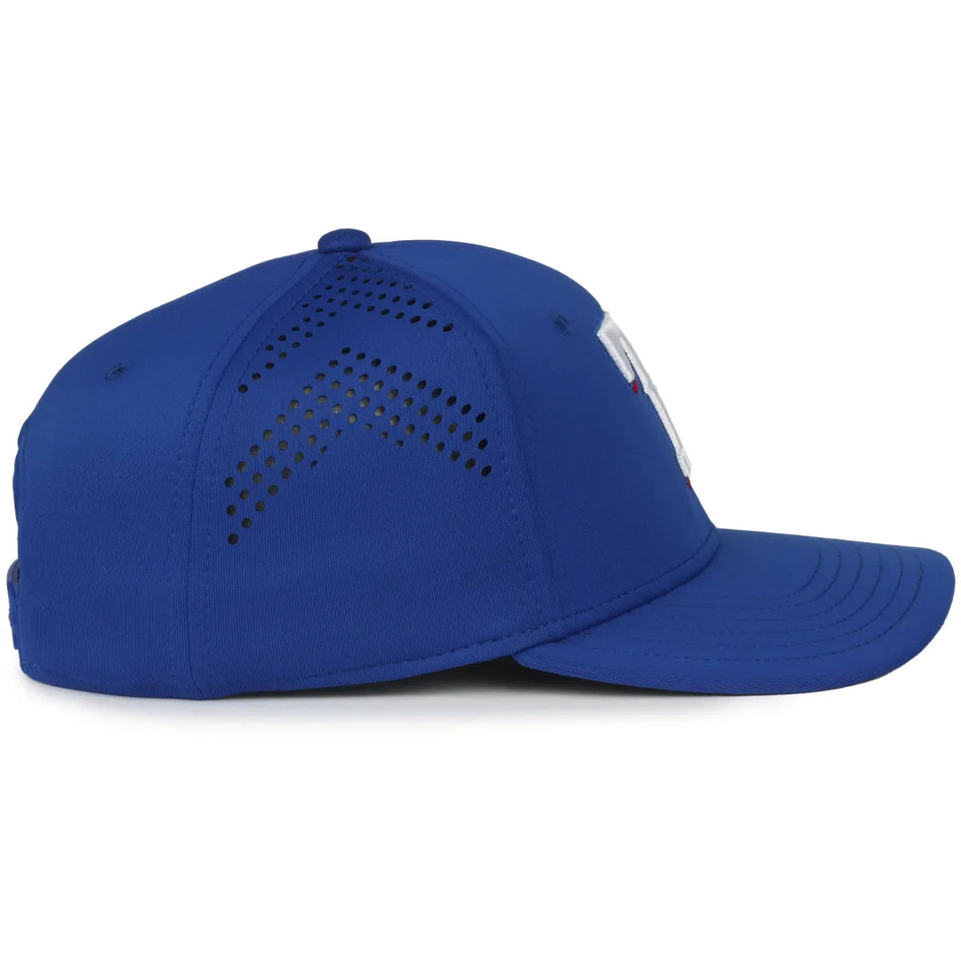 Outdoor Cap Texas Rangers™ Official MLB® Replica Structured Solid Panel Hat MLB-650 Fan Gear MLB Texas Rangers