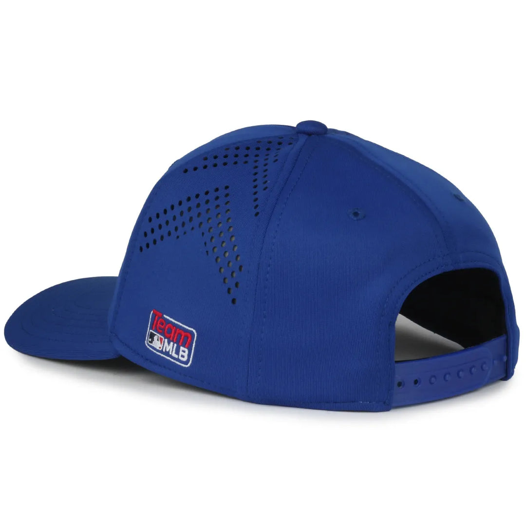 Outdoor Cap Texas Rangers™ Official MLB® Replica Structured Solid Panel Hat MLB-650 Fan Gear MLB Texas Rangers