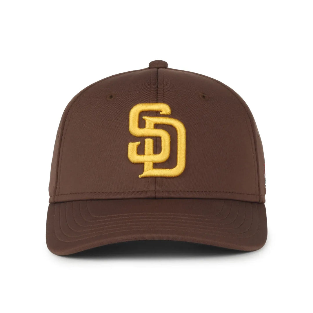 Outdoor Cap San Diego Padres™ Official MLB® Replica Structured Solid Panel Hat MLB-650 Fan Gear MLB San Diego Padres