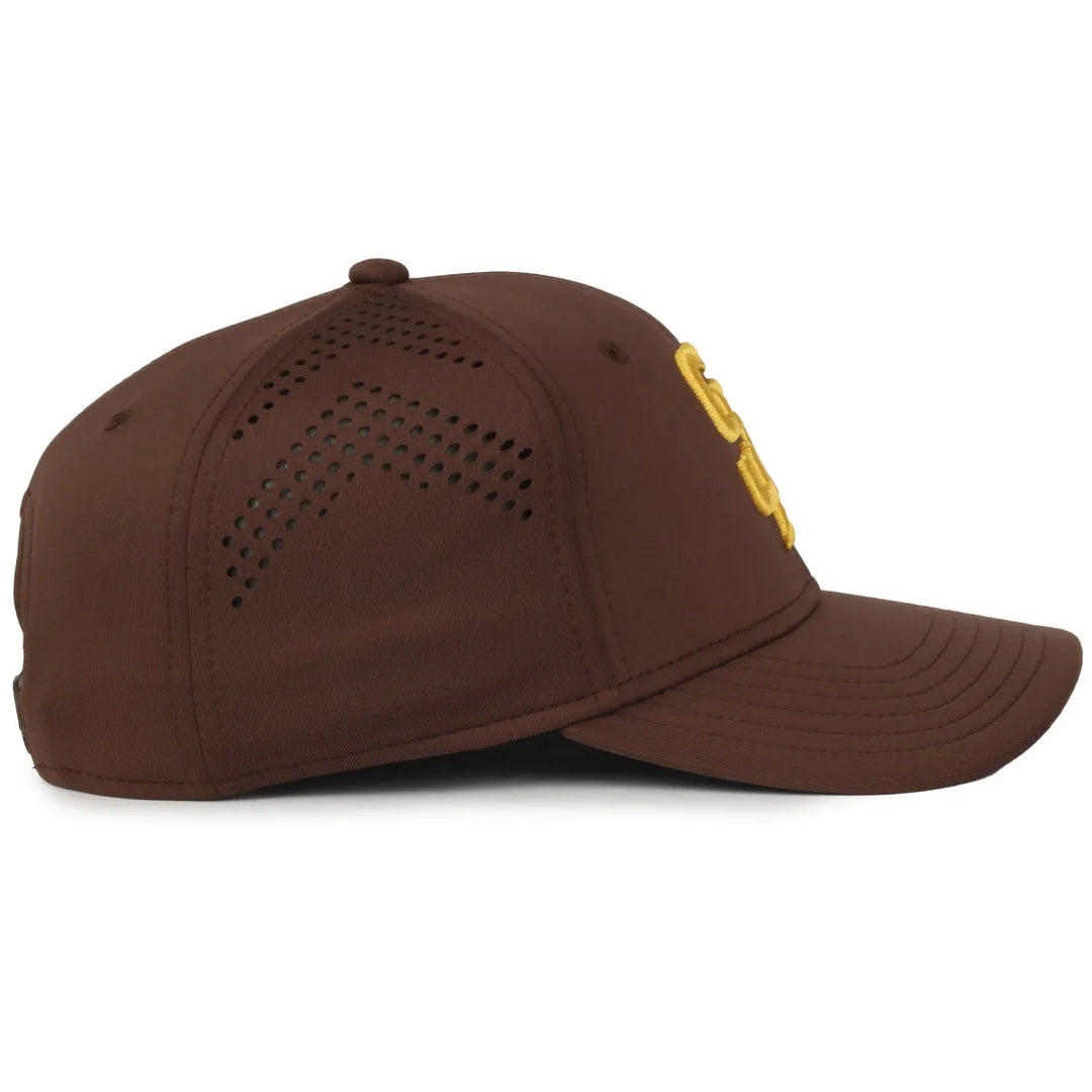 Outdoor Cap San Diego Padres™ Official MLB® Replica Structured Solid Panel Hat MLB-650 Fan Gear MLB San Diego Padres