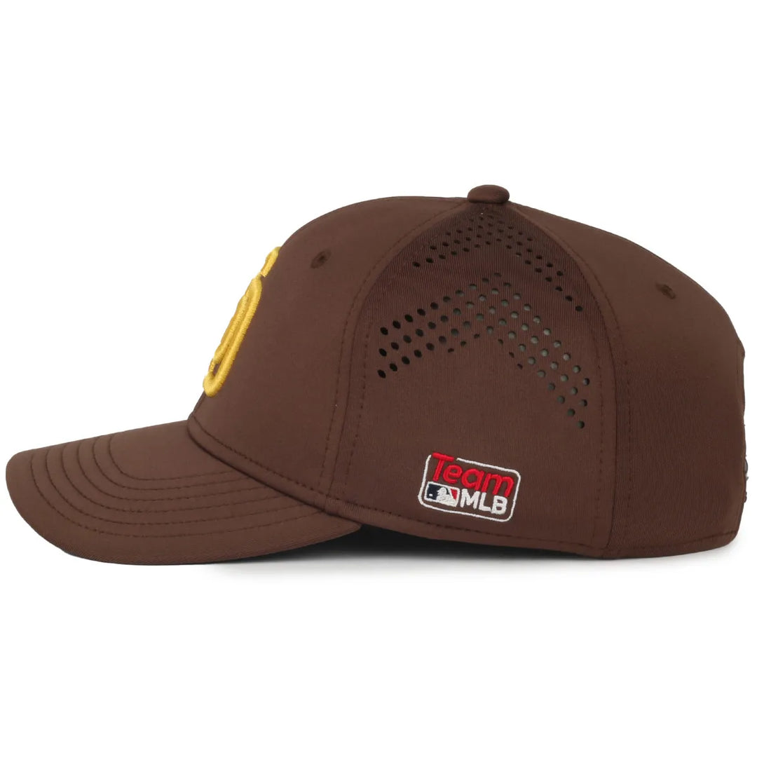 Outdoor Cap San Diego Padres™ Official MLB® Replica Structured Solid Panel Hat MLB-650 Fan Gear MLB San Diego Padres