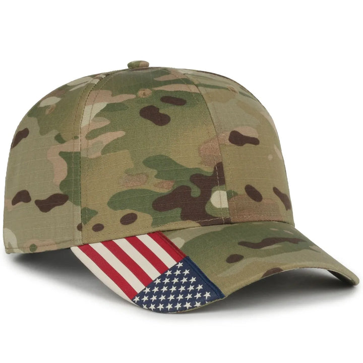 Outdoor Cap CWF-405 Multicam Structured Solid Back Hat Unisex Accessories Hats & Caps