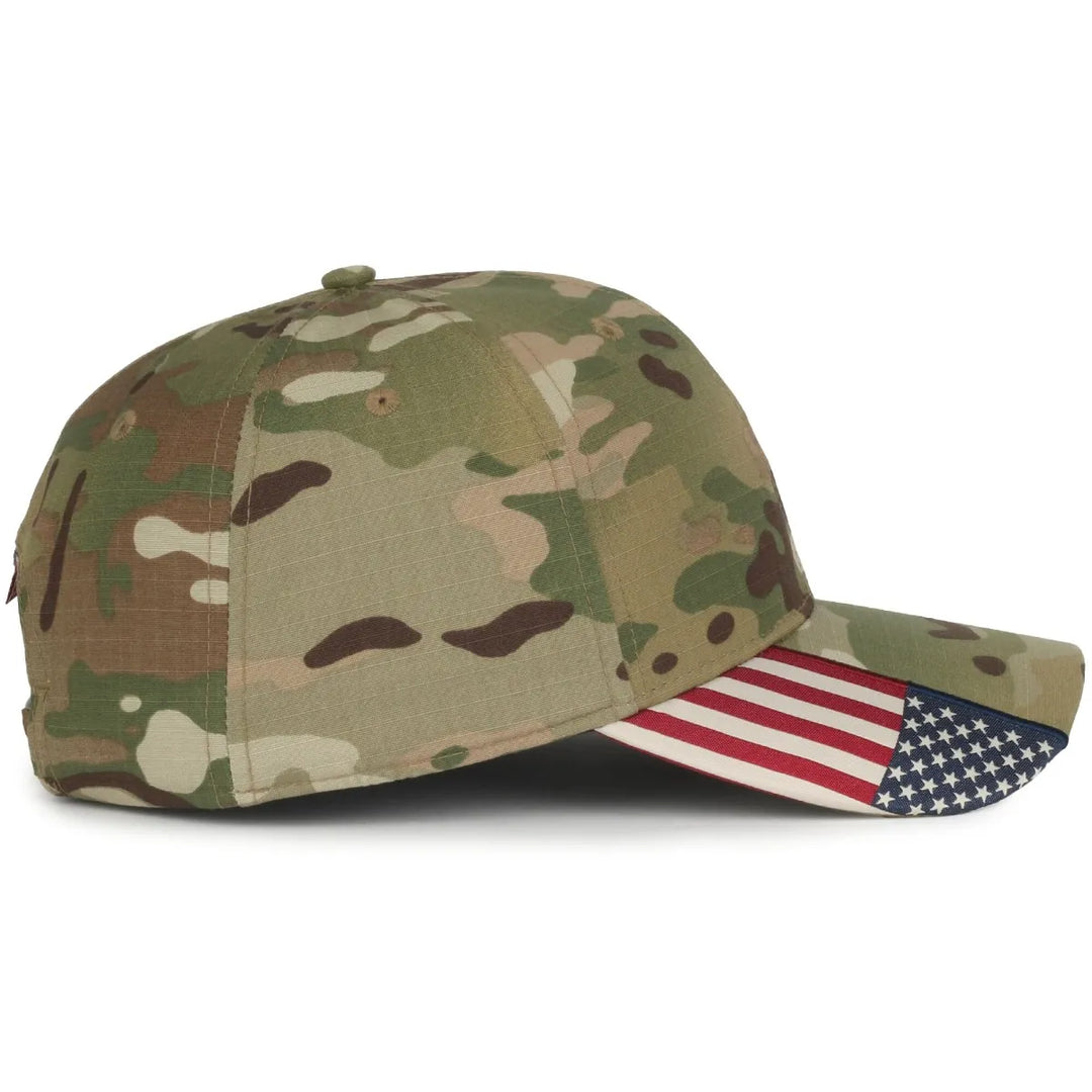 Outdoor Cap CWF-405 Multicam Structured Solid Back Hat Unisex Accessories Hats & Caps