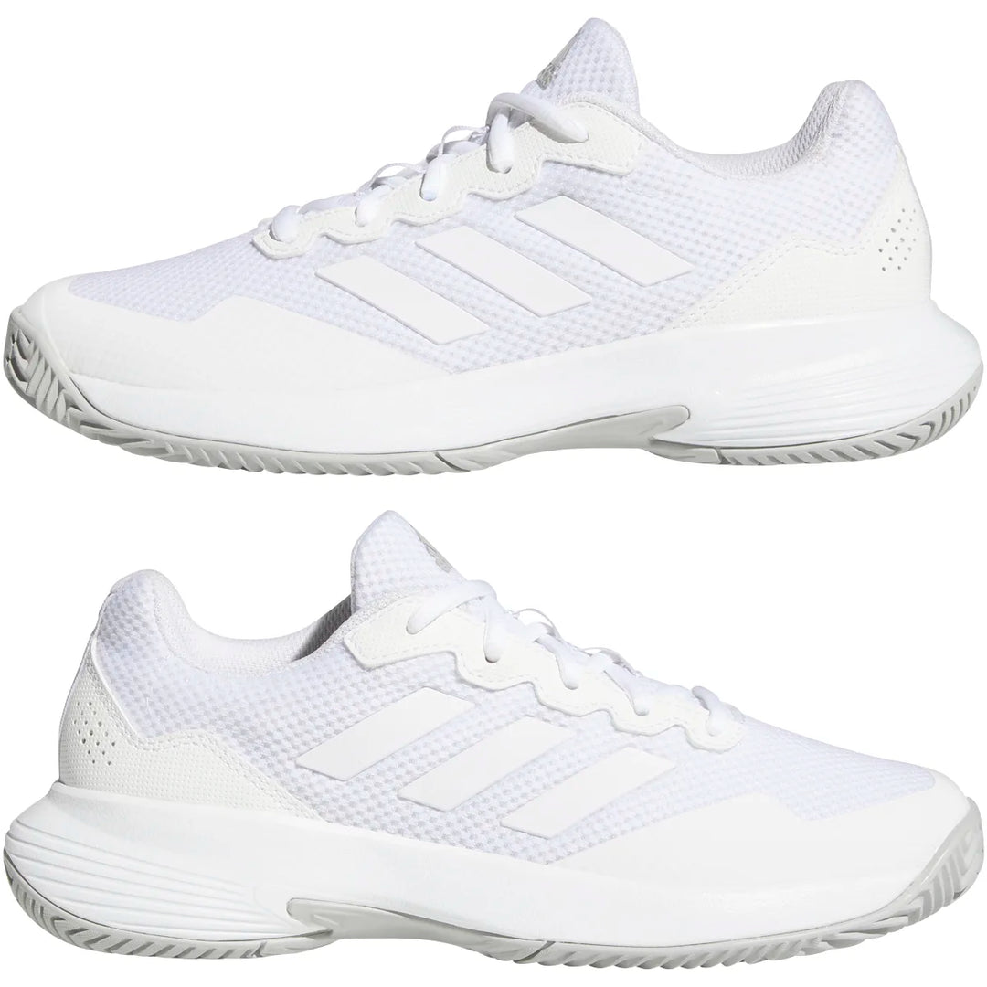 adidas Women's GameCourt 2 Tennis Shoes Tennis & Racquet Footwear Womens