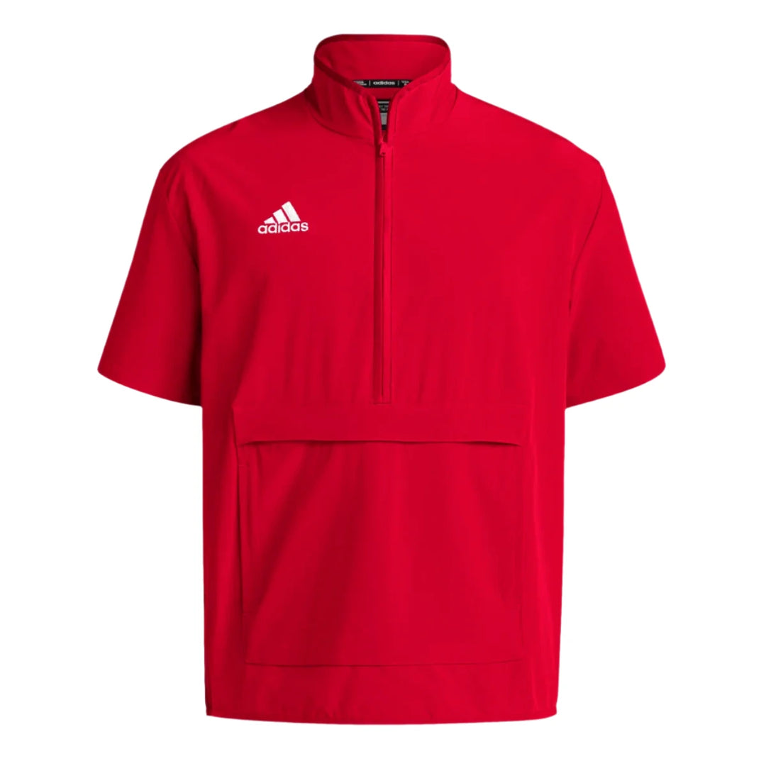 adidas Men's Coach Short Sleeve 1/4 Zip Jacket Mens Apparel Jackets & Vests