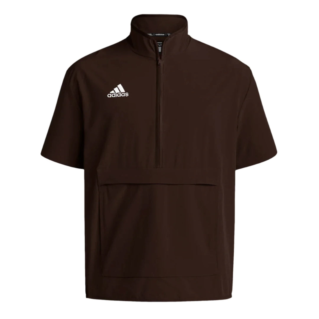 adidas Men's Coach Short Sleeve 1/4 Zip Jacket Mens Apparel Jackets & Vests