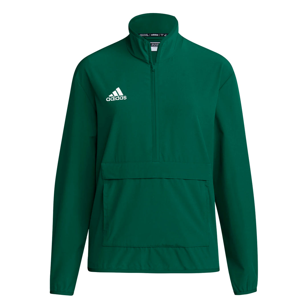 adidas Men's Coach Long Sleeve 1/4 Zip Jacket With Pocket Mens Apparel Jackets & Vests