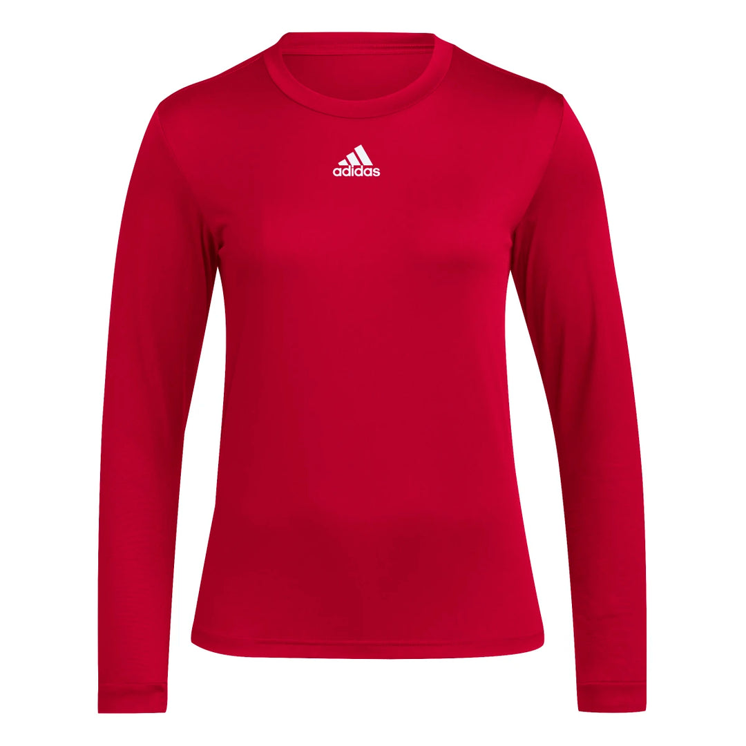 Adidas Women s Pre Game Long Sleeve T Shirt in Red Size XLT