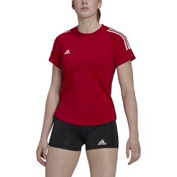 adidas Women's Hilo Jersey Cap Short Sleeve Shirt Volleyball apparel all