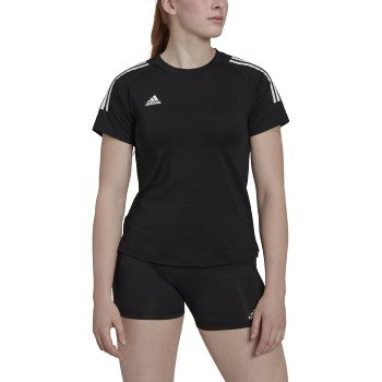 adidas Women's Hilo Jersey Cap Short Sleeve Shirt Volleyball apparel all