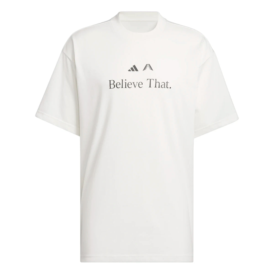 adidas Men's Anthony Edwards Believe That T-Shirt Mens Apparel Shirts & Tops