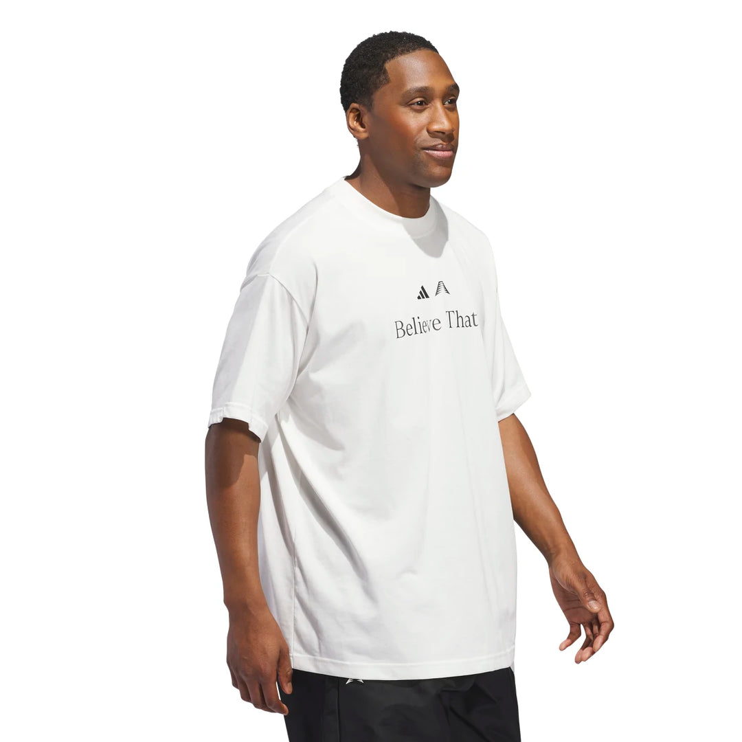 adidas Men's Anthony Edwards Believe That T-Shirt Mens Apparel Shirts & Tops