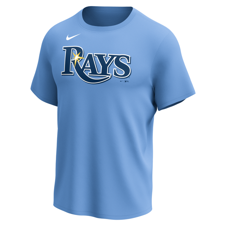 Nike Tampa Bay Rays Adult Institutional Short Sleeve Crew Neck Tee Fan Gear MLB Tampa Bay Rays