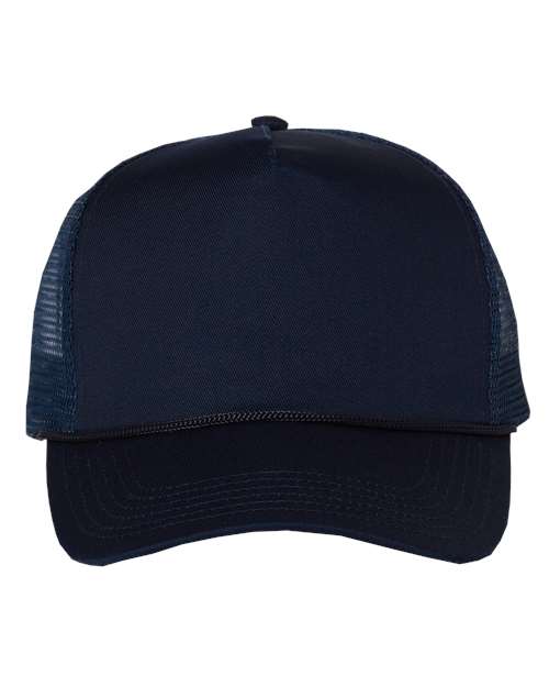 Valucap Five-Panel Mesh-Back Trucker Cap Unisex Accessories Hats & Caps