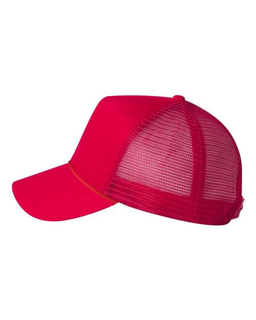 Valucap Five-Panel Mesh-Back Trucker Cap Unisex Accessories Hats & Caps