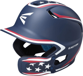 Easton Matte Z5 2.0 Baseball Batting Helmet With Universal Jaw Guard Baseball Batting Helmets All