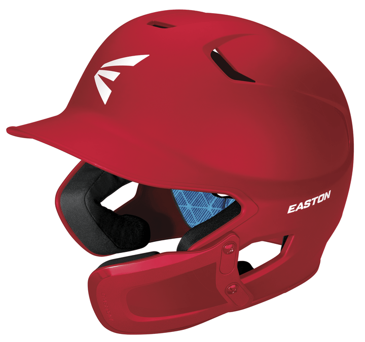 Easton Matte Z5 2.0 Baseball Batting Helmet With Universal Jaw Guard Baseball Batting Helmets All