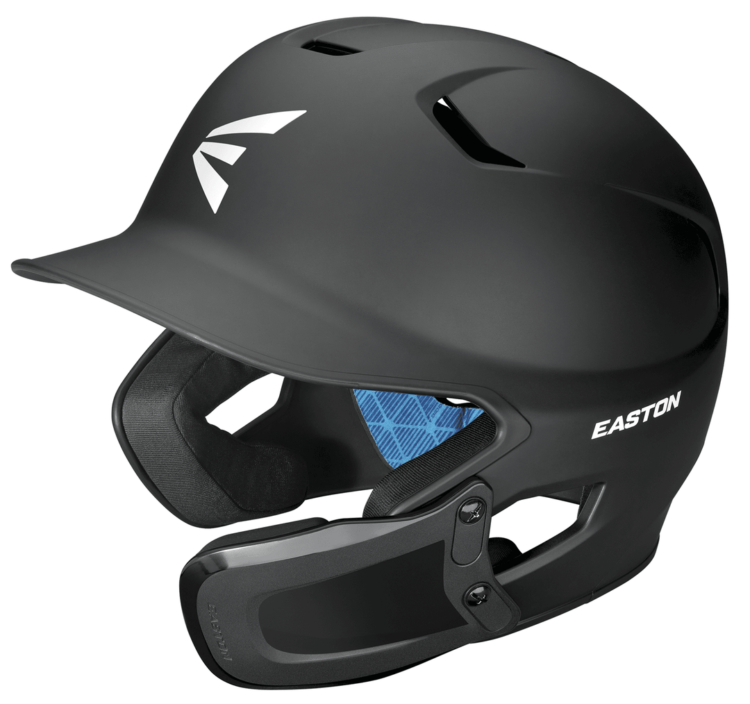 Easton Matte Z5 2.0 Baseball Batting Helmet With Universal Jaw Guard Baseball Batting Helmets All