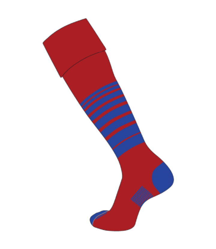 Euro International Socks Pattern H - Custom Soccer Socks