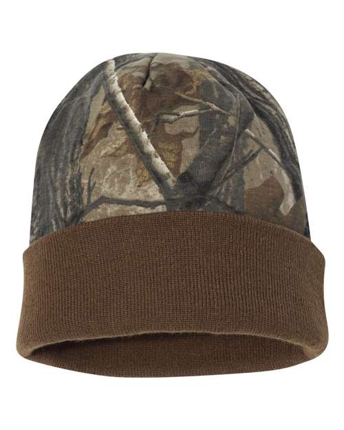 AKati 12" Licensed Camo Cuffed Beanie Unisex Accessories Hats & Caps