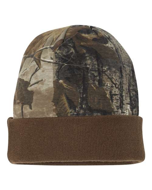 AKati 12" Licensed Camo Cuffed Beanie Unisex Accessories Hats & Caps