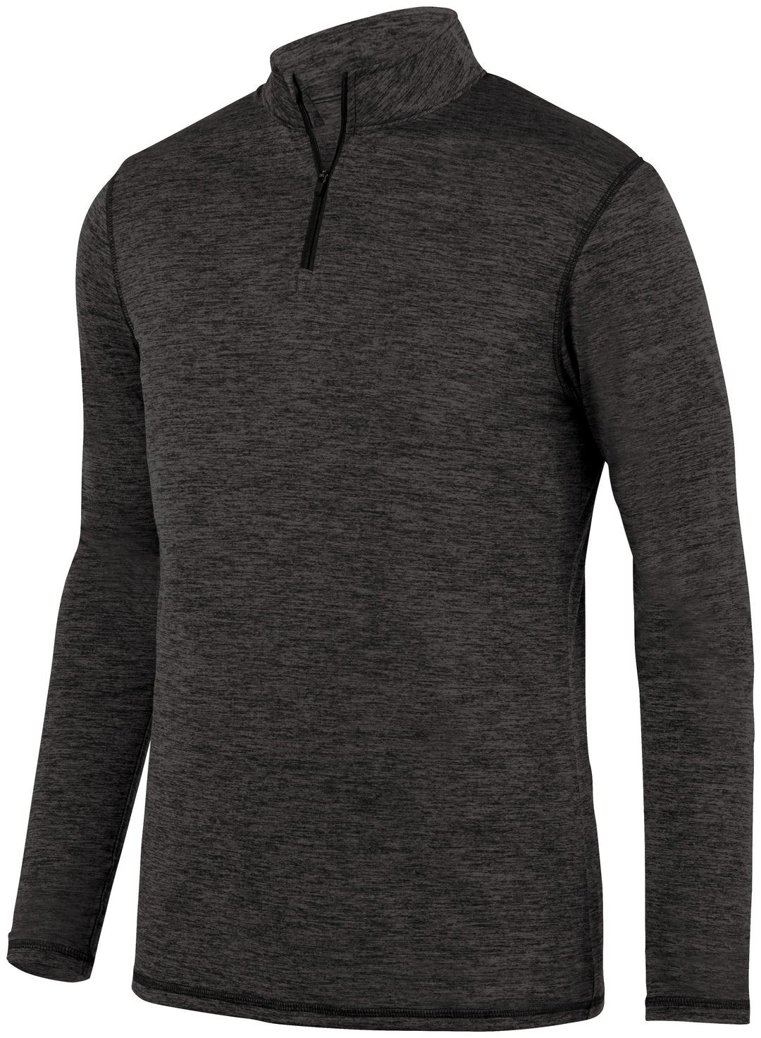 Augusta Men's Intensify Black Heather 1/4 Zip Pullover Augusta