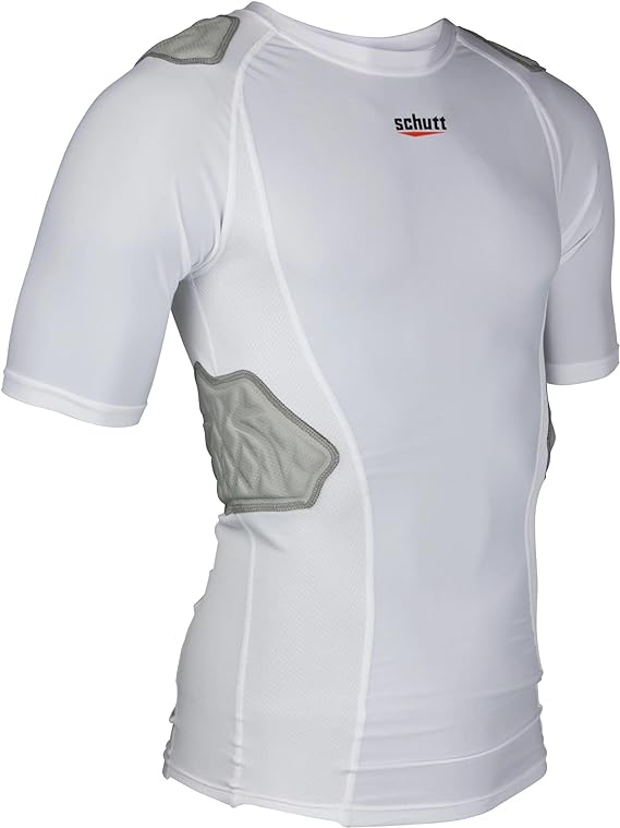 Schutt Adult Integrated Padded Football Compression Shirt Schutt