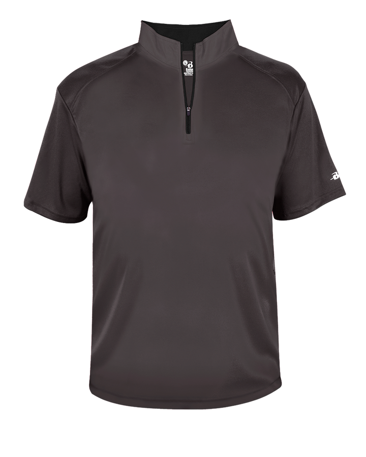 Badger Men's B-Core Short-Sleeve 1/4 Zip Pullover