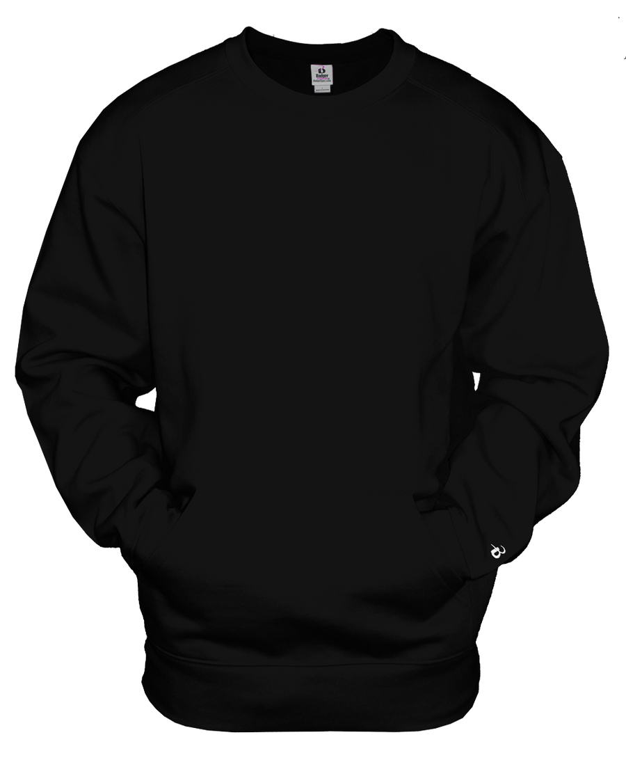 Badger Men's Pocket Crew Sweatshirt Badger