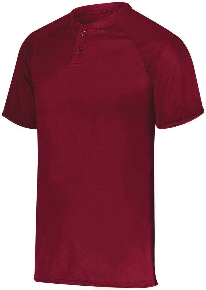 Augusta Attain Wicking Two-Button Baseball Jersey