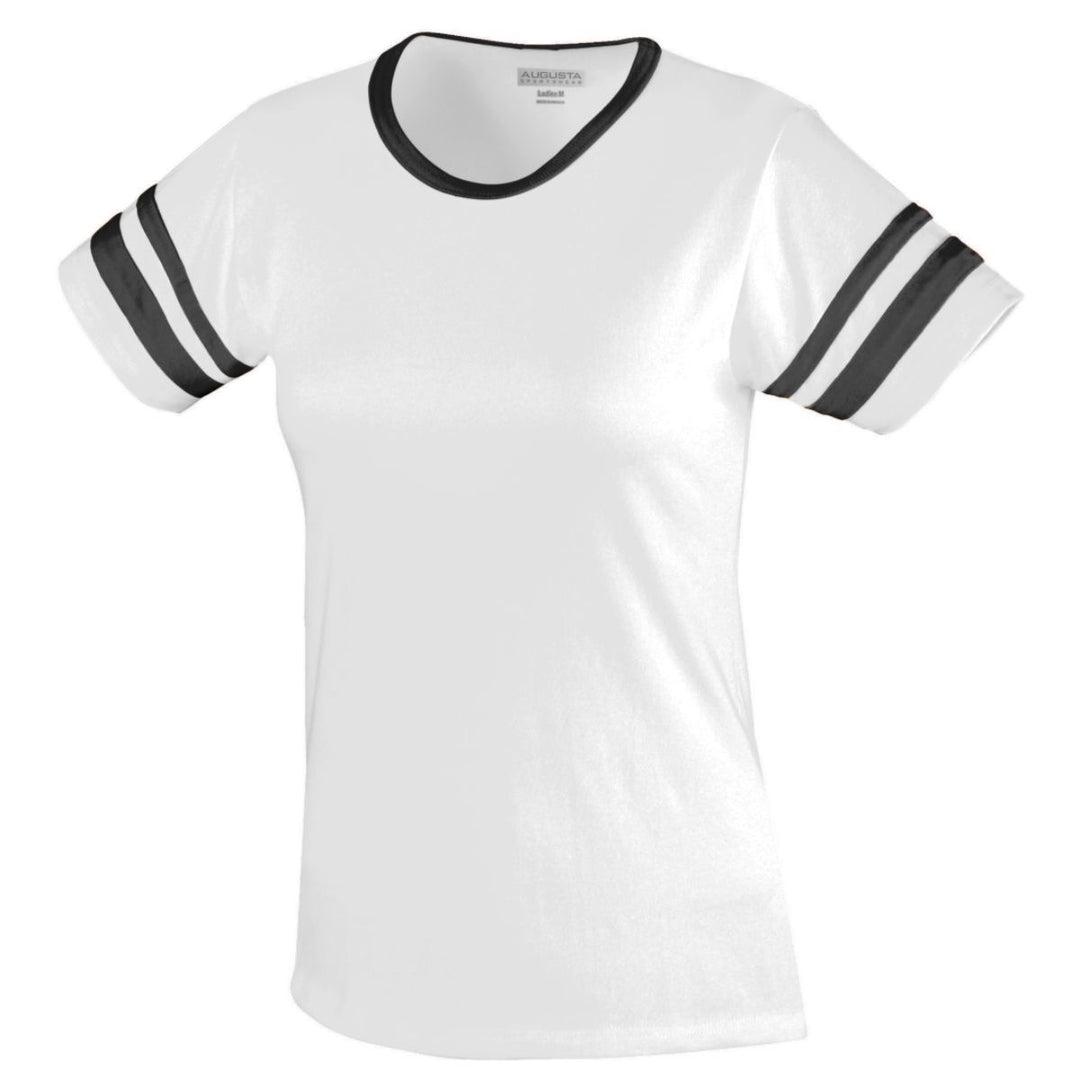 Augusta Women's Junior Fit Cotton/Spandex Camp Tee Augusta