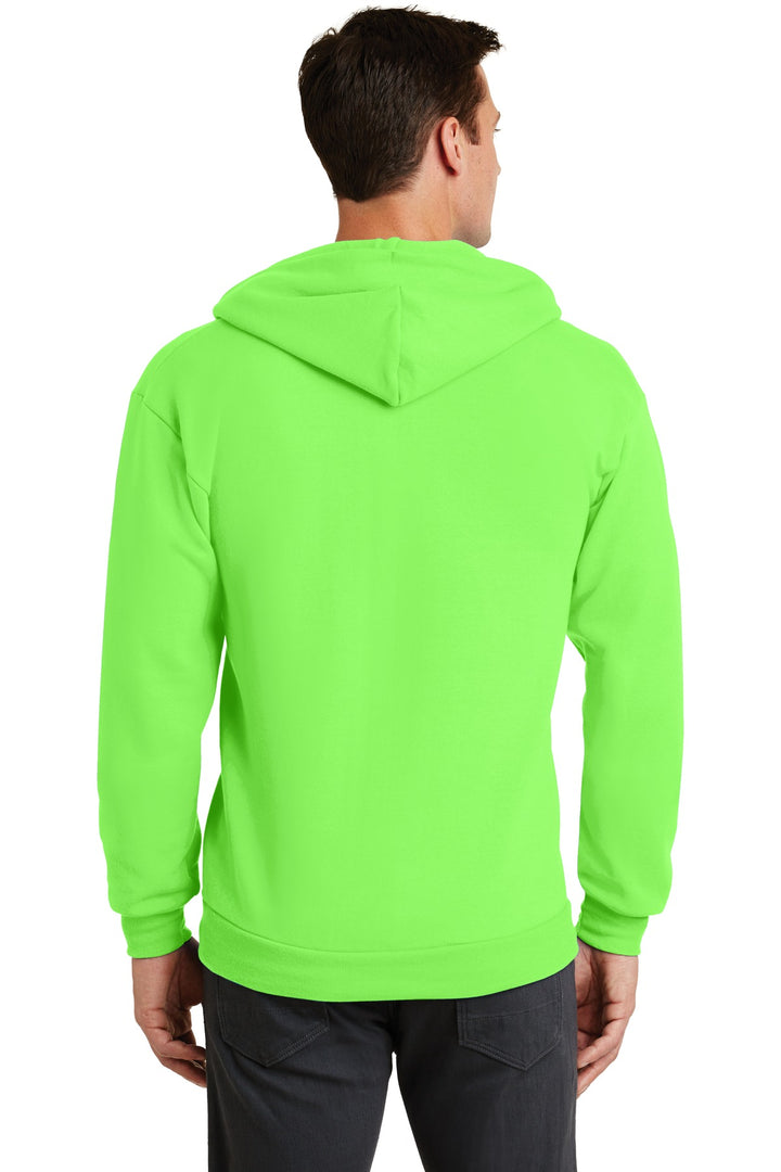 Port & Company - Men's Core Fleece Full-Zip Hooded Sweatshirt Mens Apparel Sweatshirts & Fleece