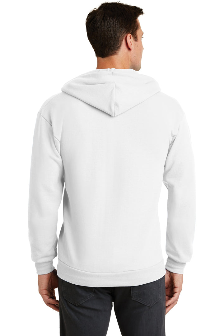 Port & Company - Men's Core Fleece Full-Zip Hooded Sweatshirt Mens Apparel Sweatshirts & Fleece