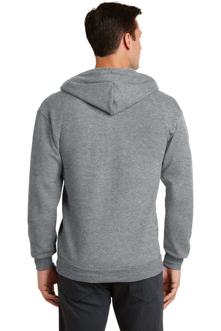 Port & Company - Men's Core Fleece Full-Zip Hooded Sweatshirt Mens Apparel Sweatshirts & Fleece