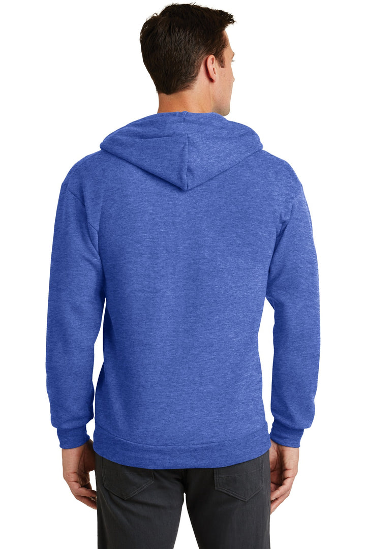 Port & Company - Men's Core Fleece Full-Zip Hooded Sweatshirt Mens Apparel Sweatshirts & Fleece