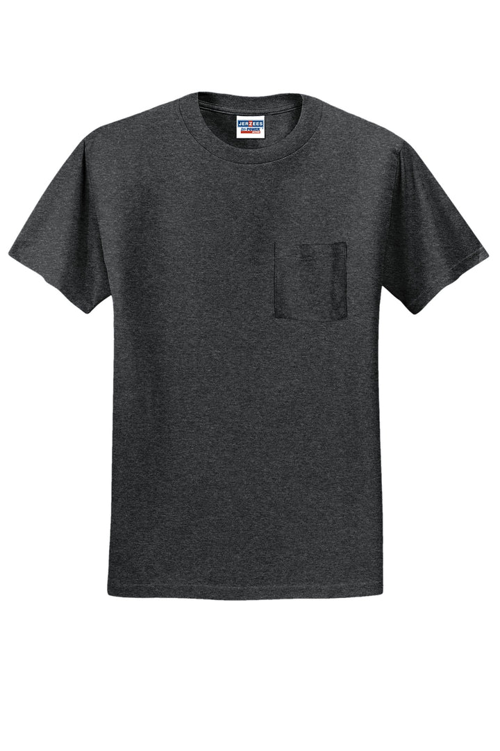 JERZEES Men's Dri-Power 50/50 T-Shirt with a Pocket JERZEES