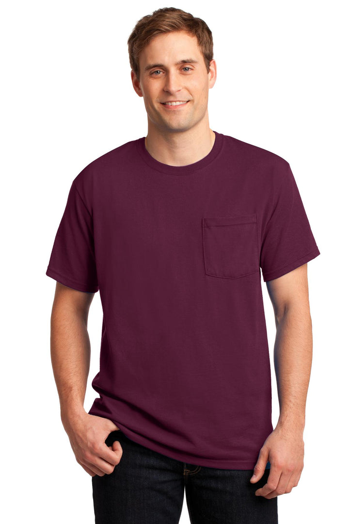 JERZEES Men's Dri-Power 50/50 T-Shirt with a Pocket JERZEES