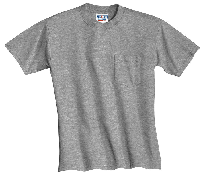 JERZEES Men's Dri-Power 50/50 T-Shirt with a Pocket JERZEES