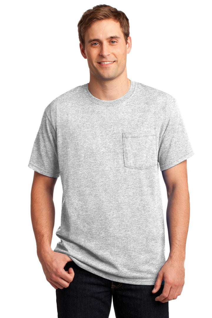 JERZEES Men's Dri-Power 50/50 T-Shirt with a Pocket JERZEES