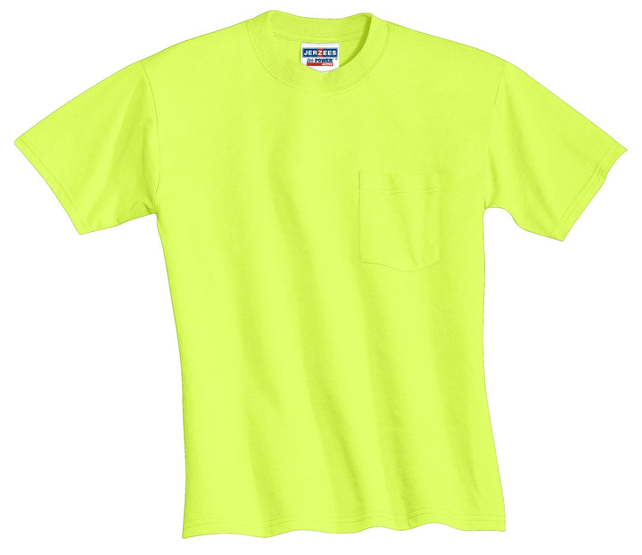 JERZEES Men's Dri-Power 50/50 T-Shirt with a Pocket JERZEES