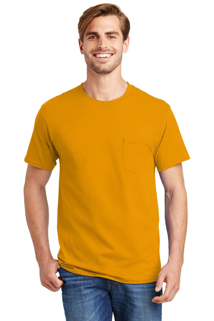 Hanes Men's Authentic Pocket T-Shirt Mens Apparel Shirts & Tops