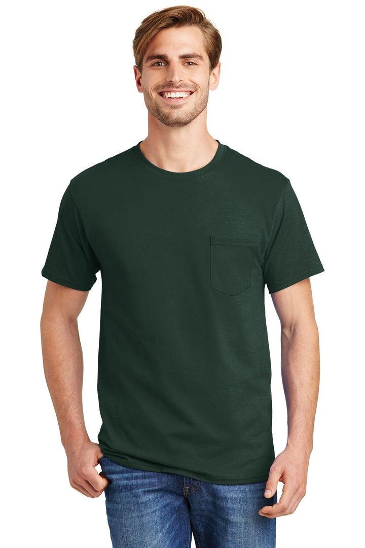 Hanes Men's Authentic Pocket T-Shirt Mens Apparel Shirts & Tops