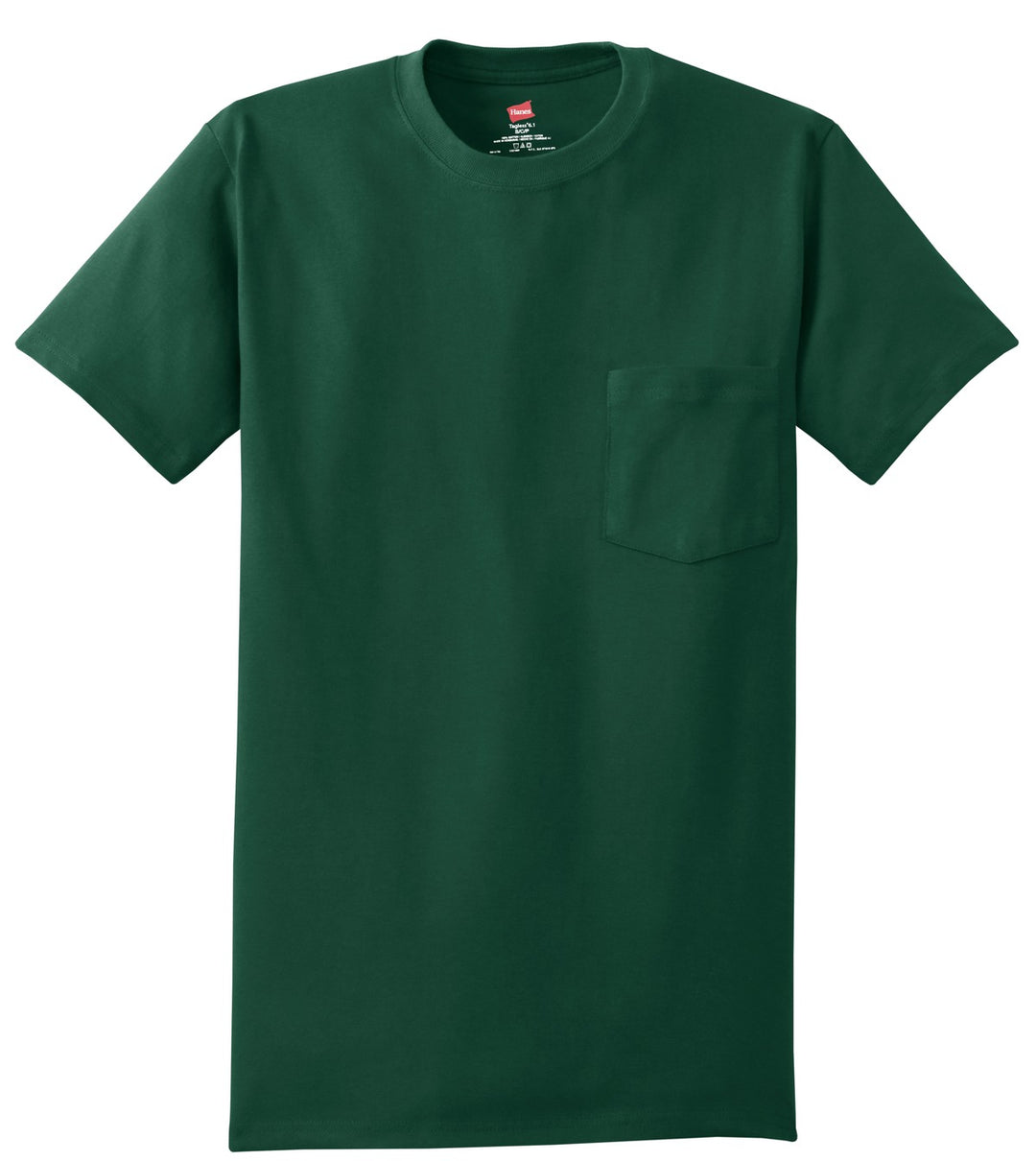 Hanes Men's Authentic Pocket T-Shirt Mens Apparel Shirts & Tops