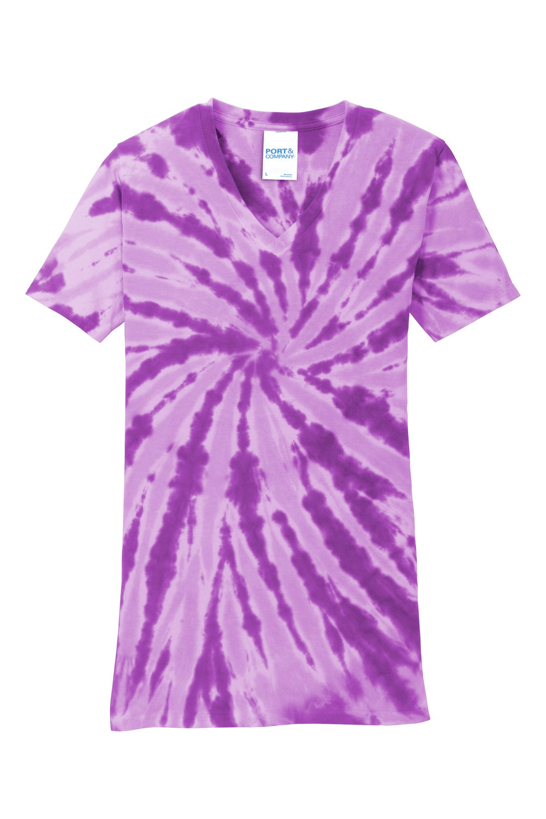 Port & Company - Women's Tie-Dye V-Neck Tee