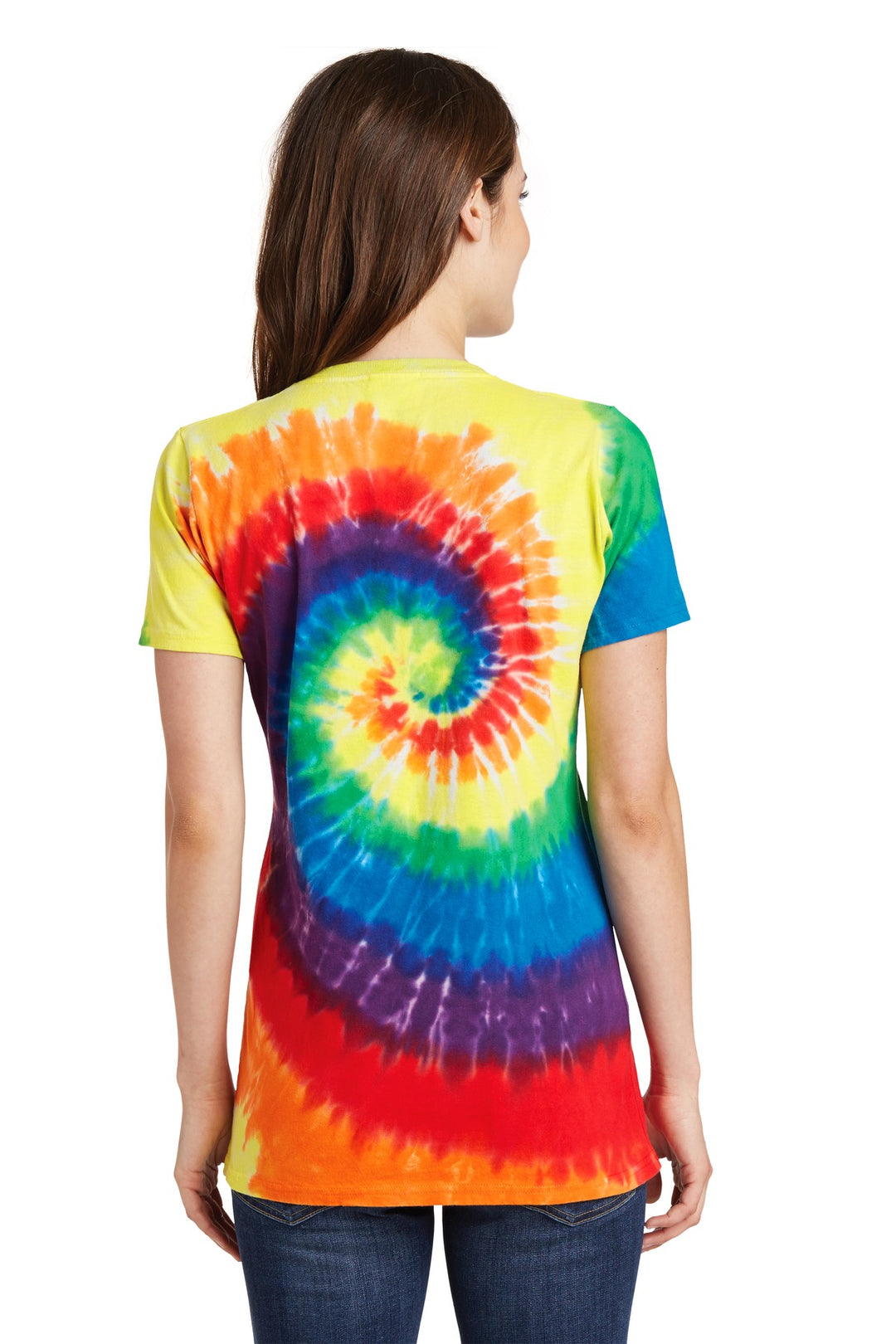 Port & Company - Women's Tie-Dye V-Neck Tee